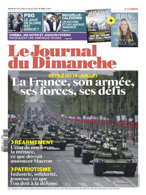 Title details for Le Journal du dimanche by Lagardere Media News - Available